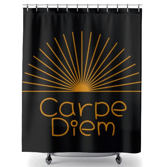 Carpe Diem Shower Curtains