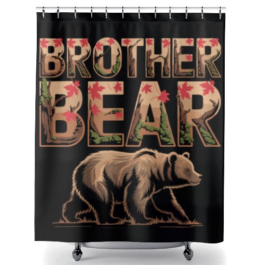 Brother Bear Wilderness Adventure Graphic with Shower Curtains