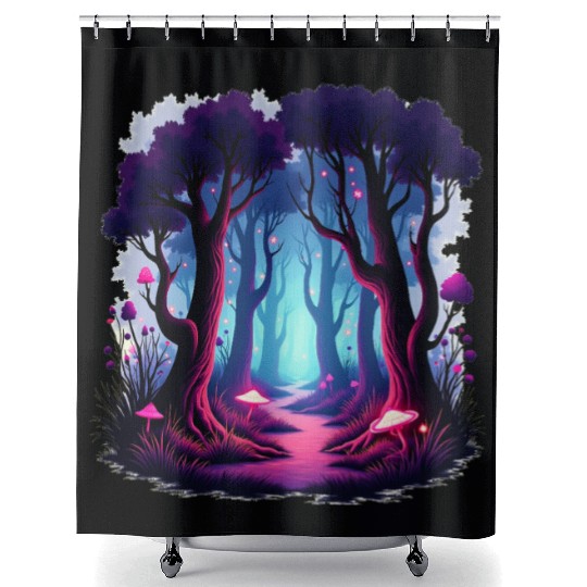 Enchanted Forest Dreamscape Shower Curtains