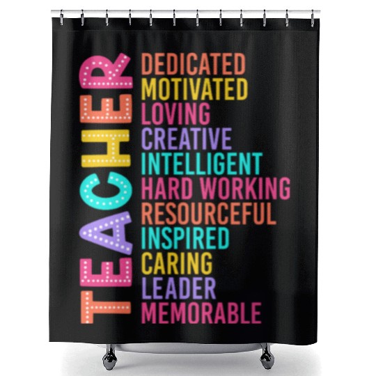 Teacher Back to School Shower Curtains