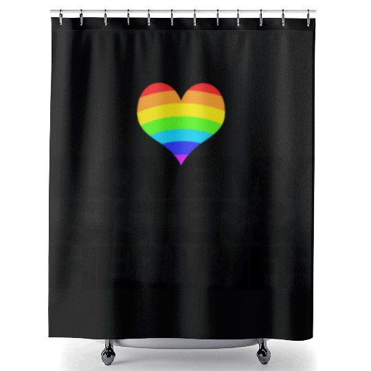 I love my sister & her wife lesbian gay rights Shower Curtains