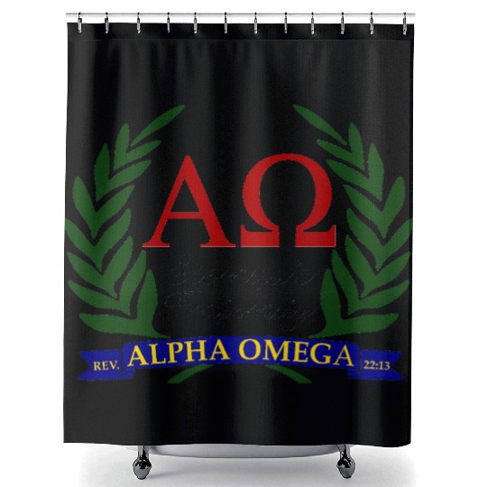 Alpha Omega, Eternity's Fraternity Shower Curtains