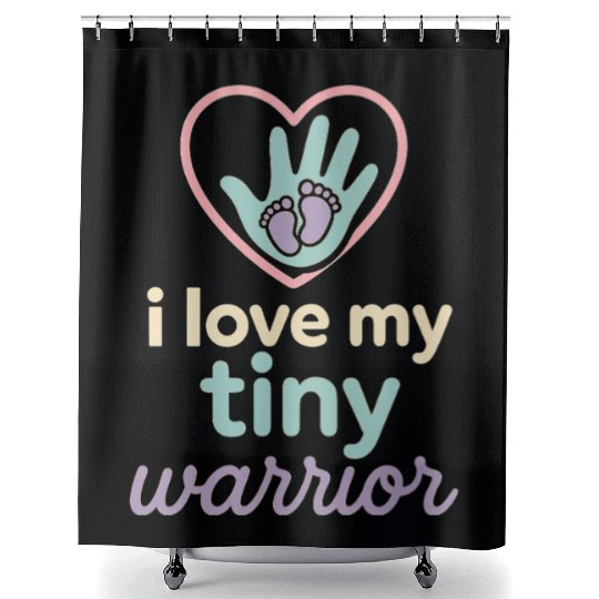 NICU Sibling Preemie Big Brother Big Sister Shower Curtains