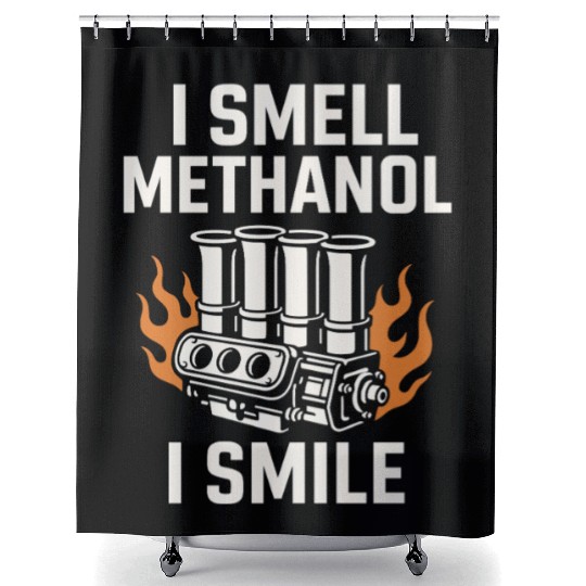 Sprint Car Racing Dirt Track Speed Oval Race Shower Curtains