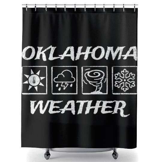 Oklahoma Weather - Seasons Shower Curtains