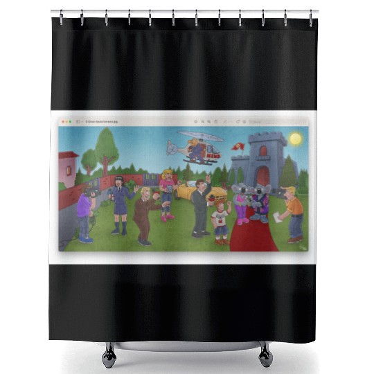 Koala Kimono Shower Curtains