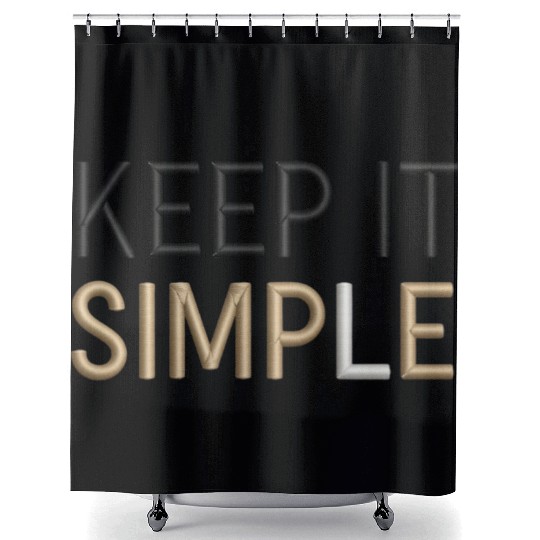 Keep It Simple Shower Curtains