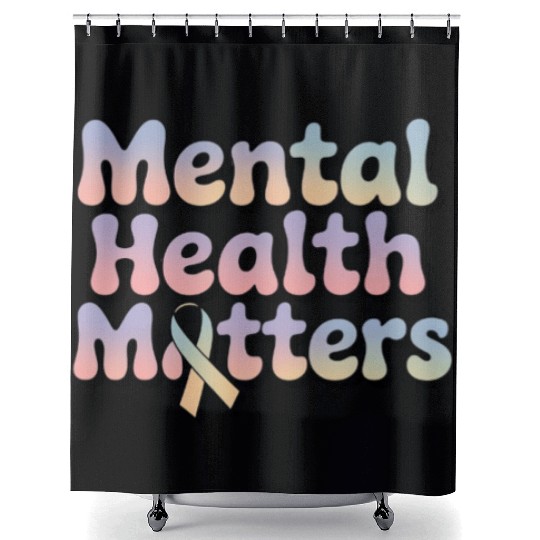 Mental Health Matters – Awareness & Support Shower Curtains