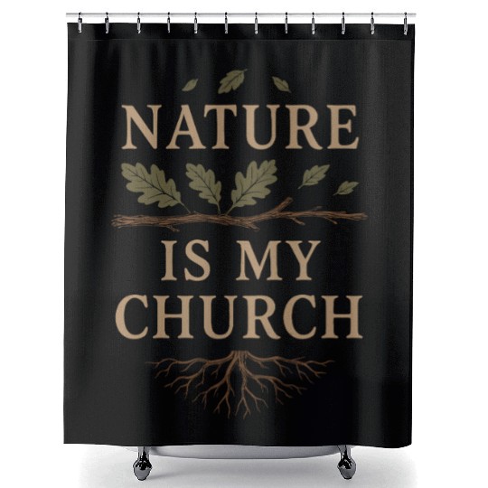 Pagan Pride Wiccan Lifestyle Earth Magic Witch Shower Curtains
