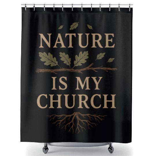 Pagan Pride Wiccan Lifestyle Earth Magic Witch Shower Curtains
