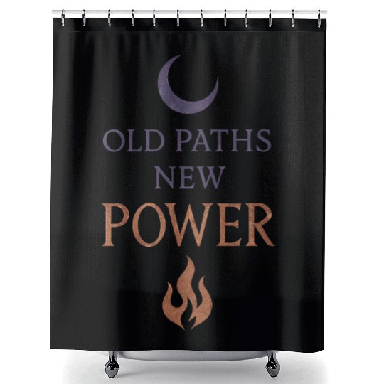 Pagan Pride Wiccan Lifestyle Earth Magic Witch Shower Curtains