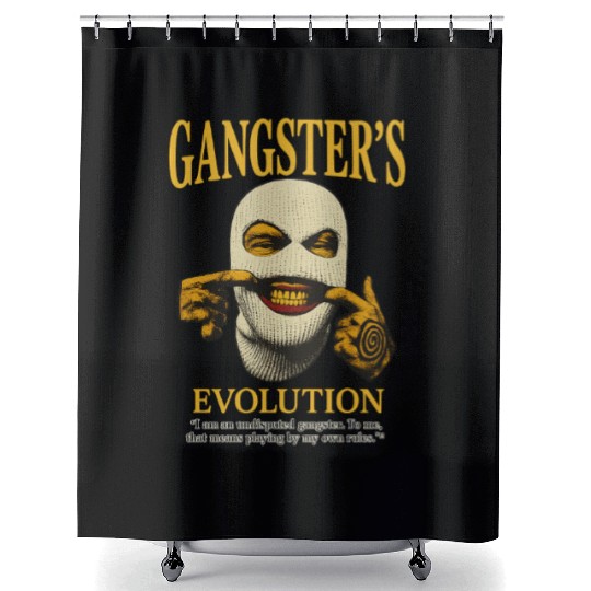 Gangster’s Evolution – Streetwear Statement Shower Curtains
