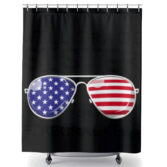 Will Trade Sister For Fireworks Kids 4th Of July Shower Curtains