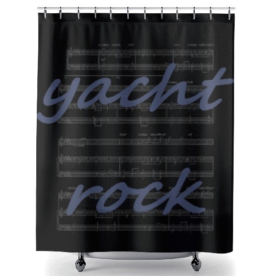 Yacht Rock Sheet Music Shower Curtains