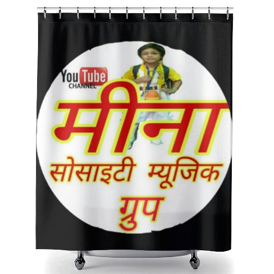 Meena society music group Shower Curtains