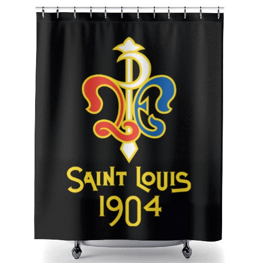 1904 St. Louis - Full Color Shower Curtains
