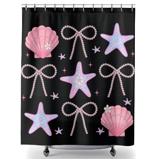 Under the Sea Sparkle Shower Curtains
