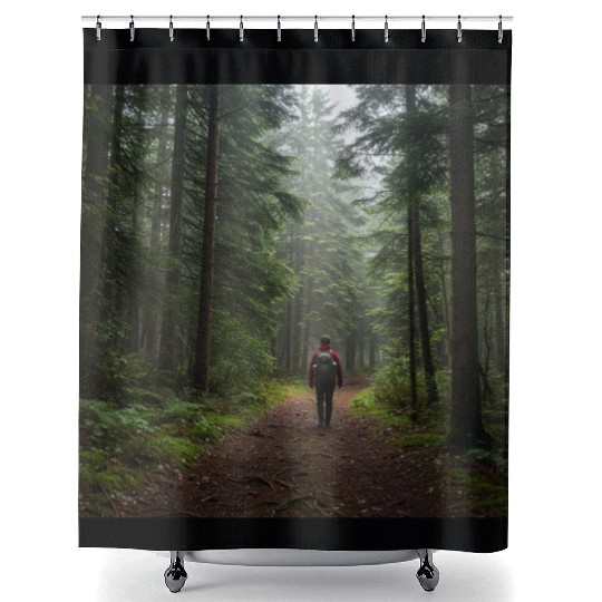 Enchanted Forest Nature Scene Shower Curtains