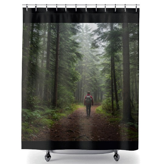 Enchanted Forest Nature Scene Shower Curtains