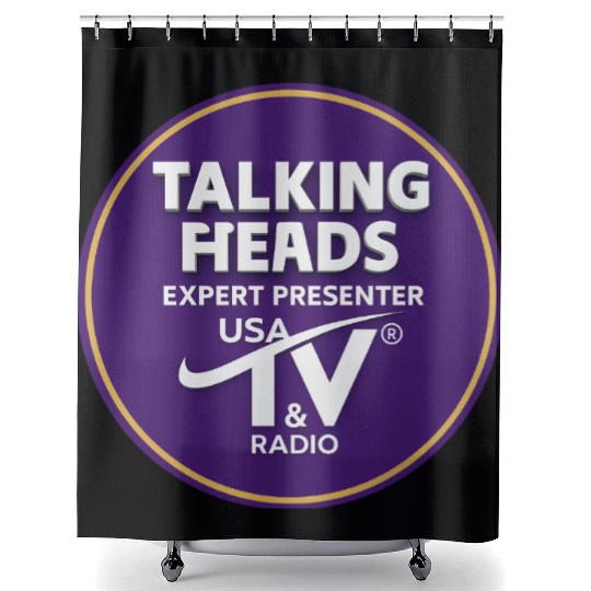 Talking Heads – Expert Presenter Series Shower Curtains