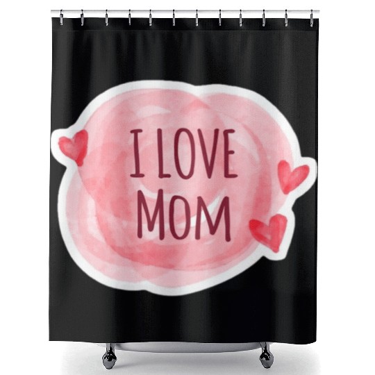 Love mom Shower Curtains