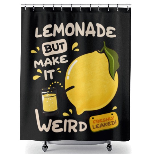 Lemonade Freshly Leaked Shower Curtains