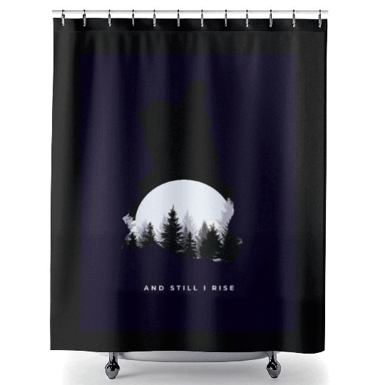 Sky Spirit Light Blue Adventure Shower Curtains for Everyon