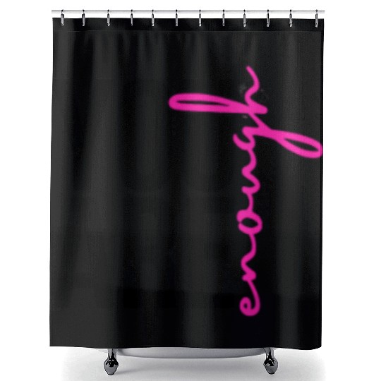 You Are Enough Shower Curtains