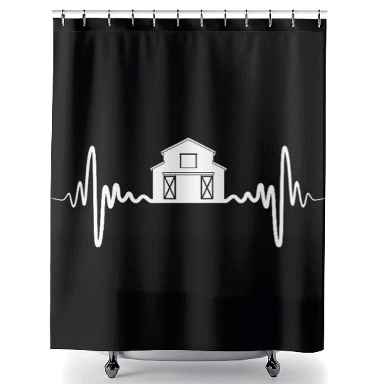 Heartline Farm House Shower Curtains
