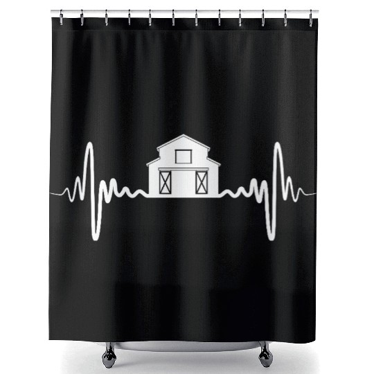 Heartline Farm House Shower Curtains