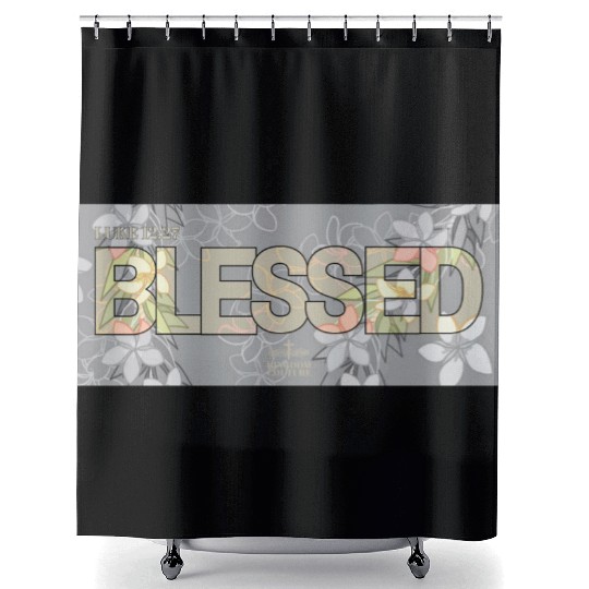 Blessed Hawaiian Maile Plumeria Shower Curtains