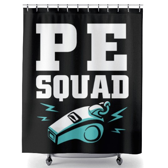 Physical Education Teacher PE Coach Shower Curtains
