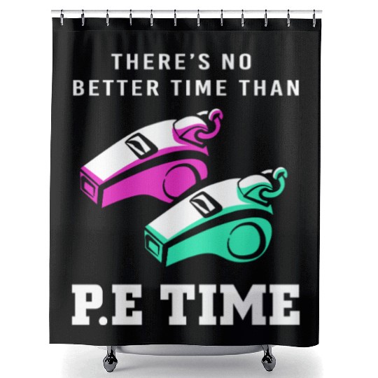 Physical Education Teacher Sports Teaching Shower Curtains