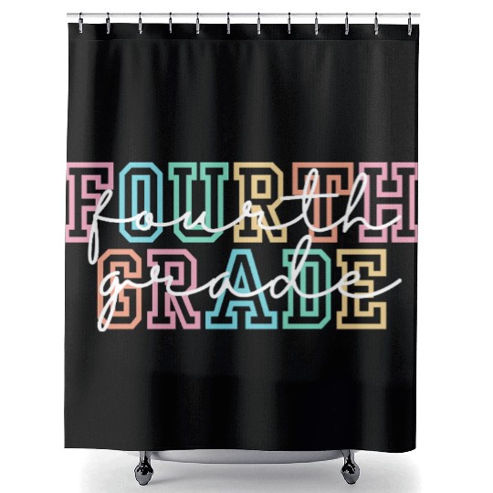 Fourth Grade Teacher Shower Curtains, 4th Grade Teacher Shir
