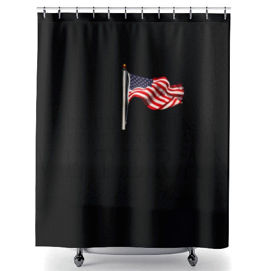 Proud To Be A US Army Veteran Shower Curtains