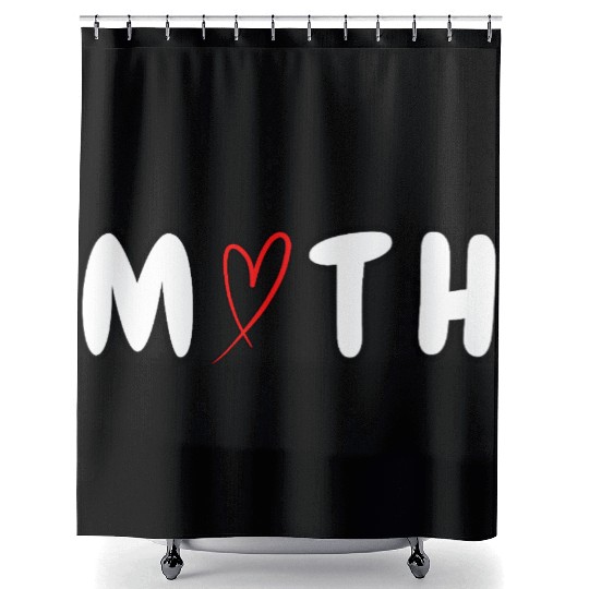 Math Love – MATH Cute Minimal Design Shower Curtains