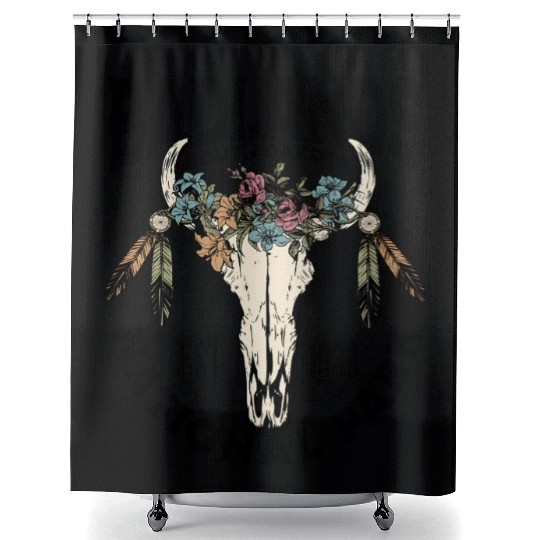 Badlands National Park South Dakota Nature Buffalo Shower Curtains