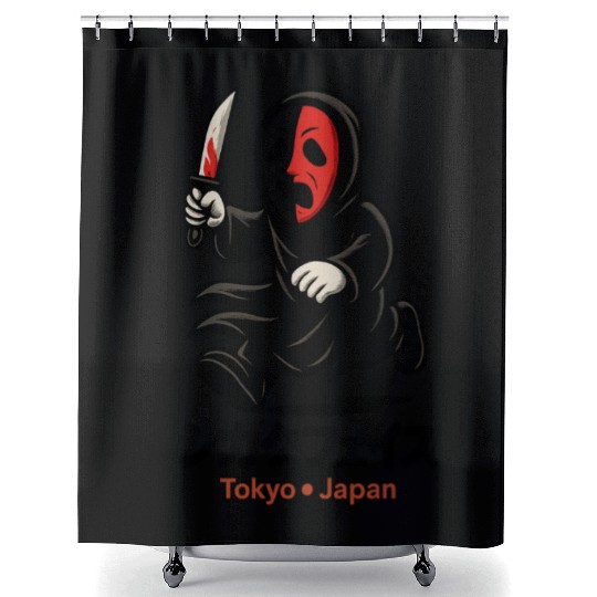 Shikaku Face – Split Mask Horror from Tokyo Shower Curtains