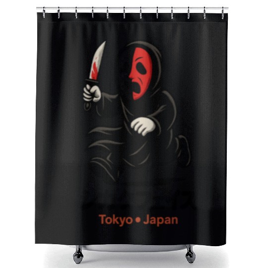 Shikaku Face – Split Mask Horror from Tokyo Shower Curtains