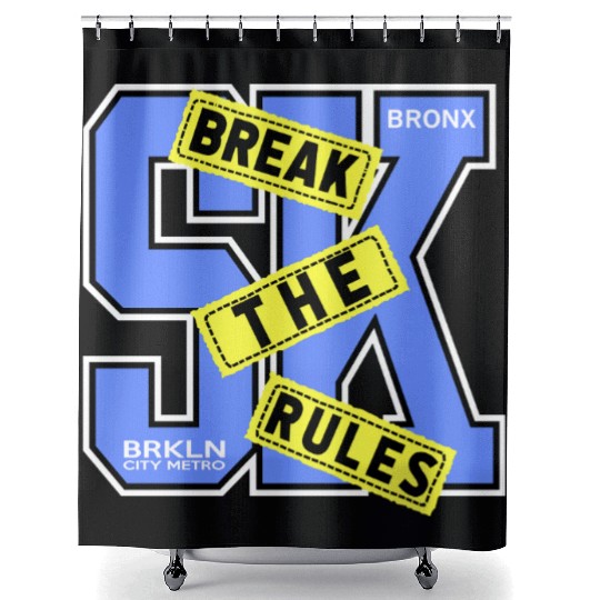 Bronx Street Art Urban Brooklyn Shower Curtains