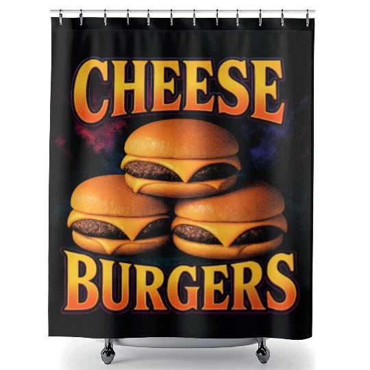Bologna Sandwich Favorite Food Weird 90s Bologna Shower Curtains
