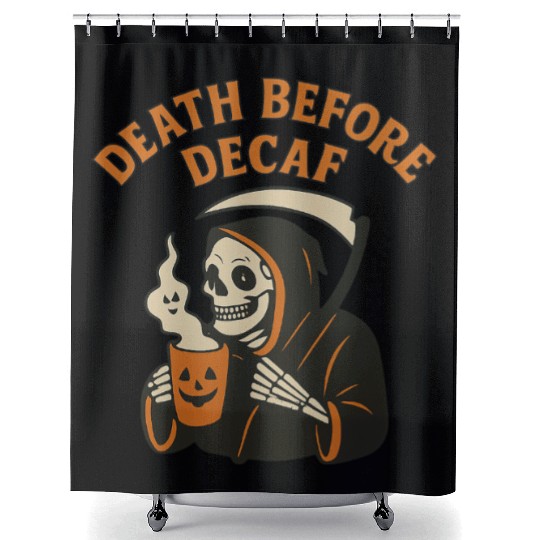 Funeral Halloween Tribute Shower Curtains