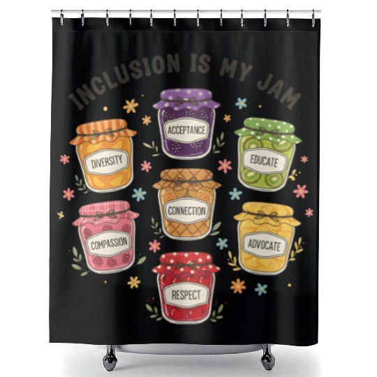 Inclusion In My Jam Special Ed Teacher SPED  Shower Curtains