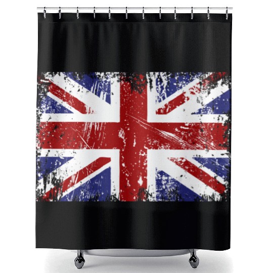 British Flag Union Jack Shower Curtains