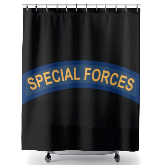 Special Forces tab Shower Curtains