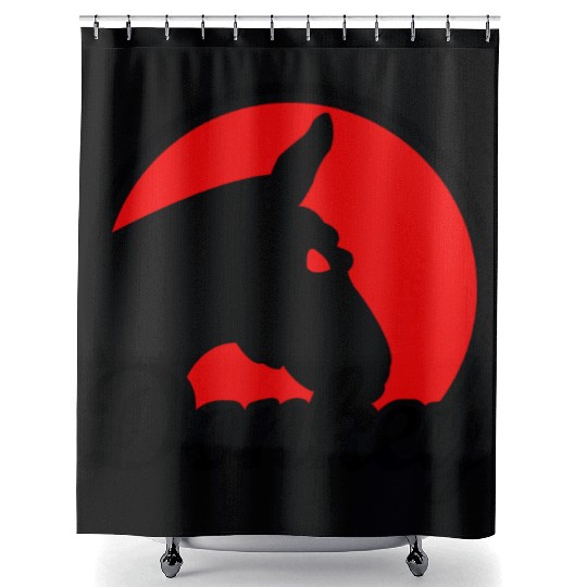 Donkey Poker Shower Curtains
