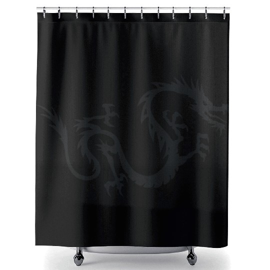Chinese Dragon Tattoo 3 Shower Curtains