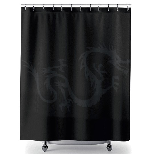 Chinese Dragon Tattoo 3 Shower Curtains