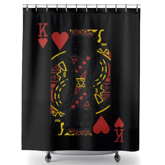 King of Hearts Shower Curtains
