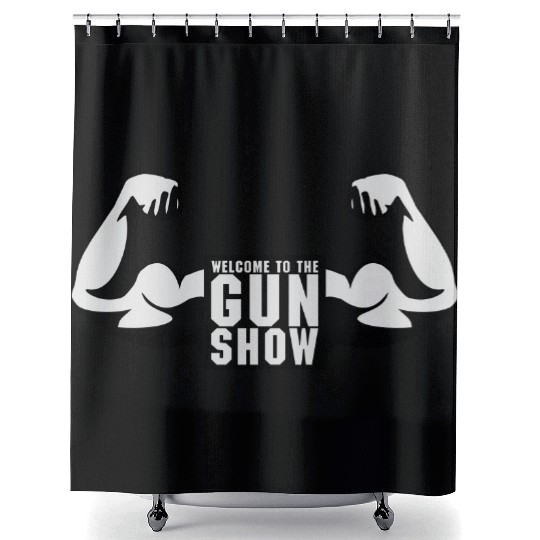 The Gun Show Shower Curtains